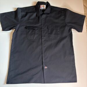 So-Cal speed shop Dickies Men's‎ Black Casual Button Down Shirt size XL